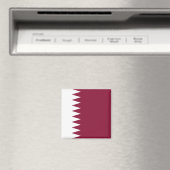 Flagge Katars Magnet (In Situ (Geschirrspüler))