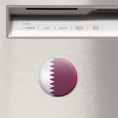 Flagge Katars Magnet (In Situ (Geschirrspüler))