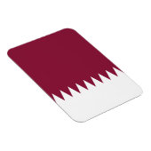 Flagge Katars Magnet (Rechte Seite)