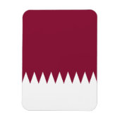 Flagge Katars Magnet (Vertikal)