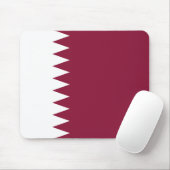 Flagge Katars Mousepad (Mit Mouse)