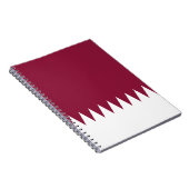 Flagge Katars Notizblock (Rechte Seite)