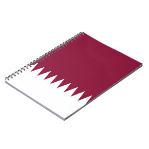Flagge Katars Notizblock