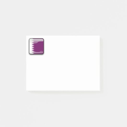Flagge Katars Post-it Klebezettel (Vorderseite)