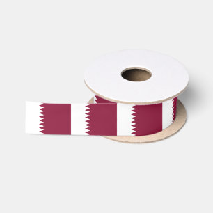 Flagge Katars Satinband