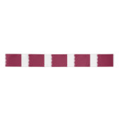 Flagge Katars Satinband (Vorderseite)