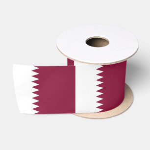 Flagge Katars Satinband