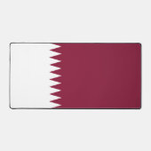 Flagge Katars Schreibtischunterlage (Vorderseite)