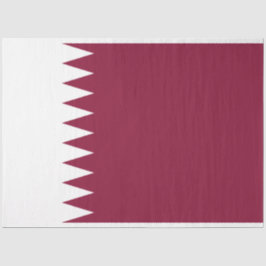 Flagge Katars Seidenpapier