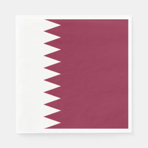 Flagge Katars Serviette