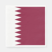 Flagge Katars Serviette (Vorderseite)