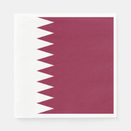Flagge Katars Serviette