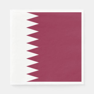 Flagge Katars Serviette