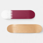 Flagge Katars Skateboard (Horizontal)