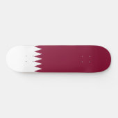Flagge Katars Skateboard (Horizontal)