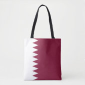 Flagge Katars Tasche (Vorderseite)