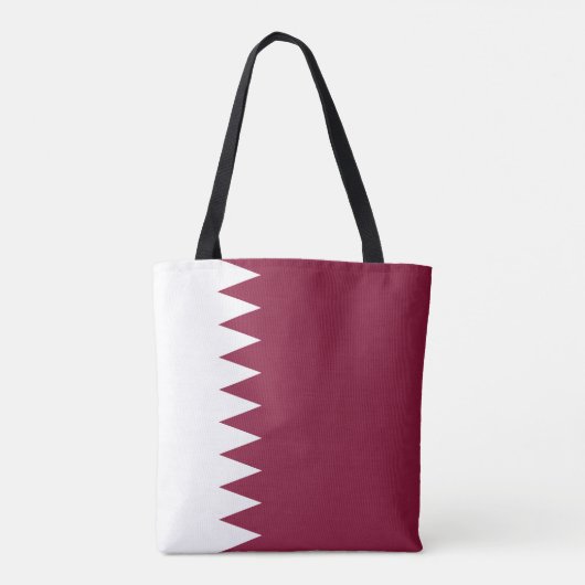 Flagge Katars Tasche (Rückseite)