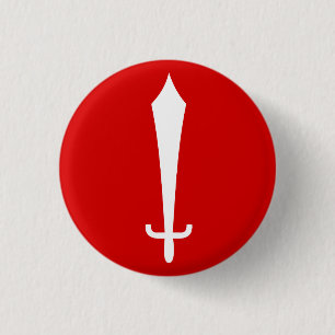 Flagge Katmandu, Nepal Button