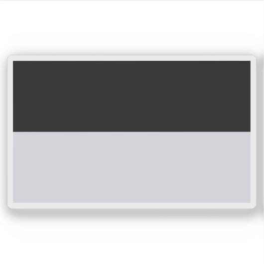 Flagge Kempten, Deutschland Aufkleber (Vorderseite)
