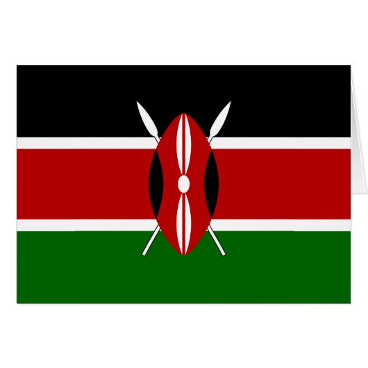 Flagge Kenias (Vorderseite (Horizontal))