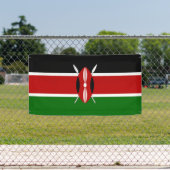Flagge Kenias Banner (Insitu)