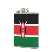 Flagge Kenias Flachmann (Links)