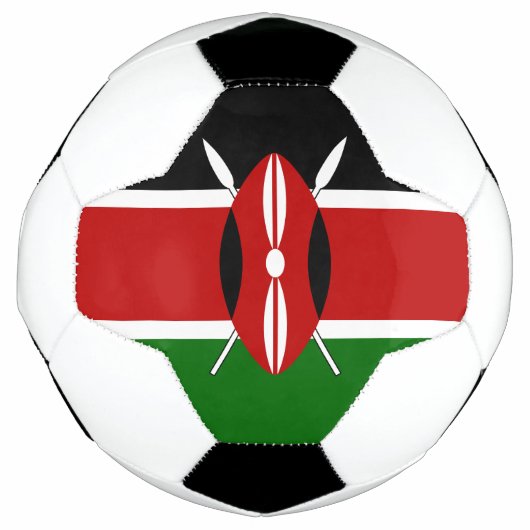 Flagge Kenias Fußball (Vorderseite)
