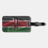 Flagge Kenias Gepäckanhänger (Rückseite horizontal)