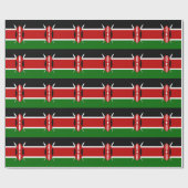 Flagge Kenias Geschenkpapier (Flach)