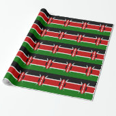 Flagge Kenias Geschenkpapier (Ungerollt)
