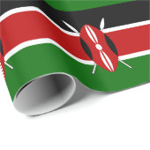 Flagge Kenias Geschenkpapier (Rolleneckpunkt)