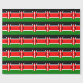 Flagge Kenias Geschenkpapier (Flach)