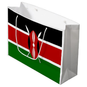 Flagge Kenias Große Geschenktüte