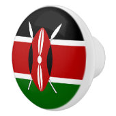Flagge Kenias Keramikknauf (Rechts)