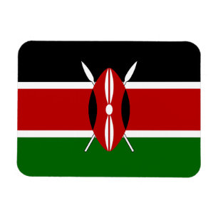 Flagge Kenias Magnet