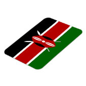 Flagge Kenias Magnet (Linke Seite)