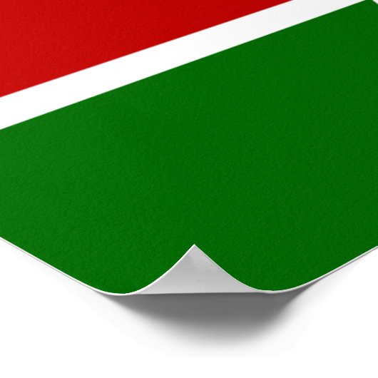 Flagge Kenias Poster (Ecke)