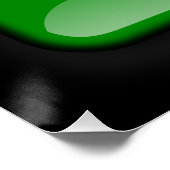 Flagge Kenias Poster (Ecke)