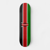 Flagge Kenias Skateboard (Vorderseite)