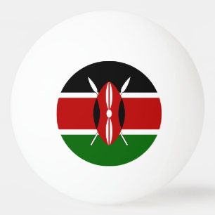 Flagge Kenias Tischtennisball