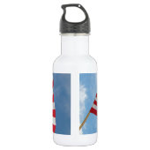 Flagge kennzeichnet trinkflasche (Rückseite)