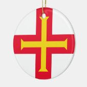 Flagge Keramik Ornament (Links)