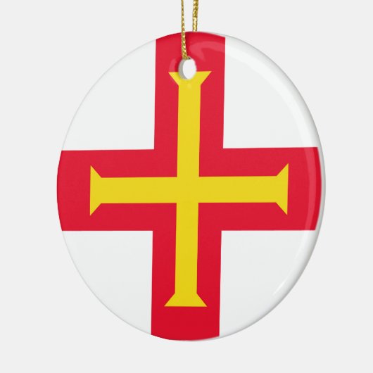 Flagge Keramik Ornament (Links)
