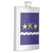 Flagge Kinshasa, Hip Flask im Kongo Flachmann (Rechts)