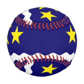 Flagge Kinshasa, Kongo-Baseball Baseball (Rückseite)