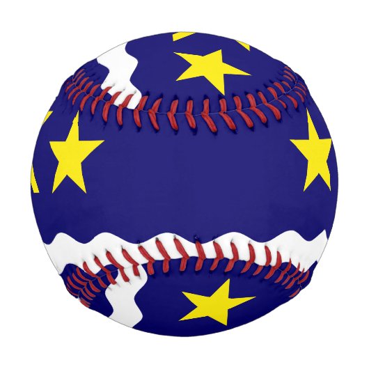 Flagge Kinshasa, Kongo-Baseball Baseball (Rückseite)