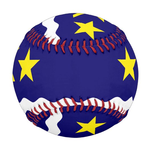 Flagge Kinshasa, Kongo-Baseball Baseball (Vorderseite)