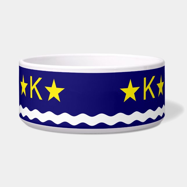 Flagge Kinshasa, Kongo Bowl Napf (Vorderseite)