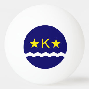 Flagge Kinshasa, Kongo Ping Pong Ball Tischtennisball