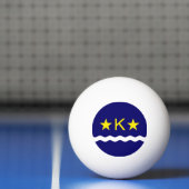 Flagge Kinshasa, Kongo Ping Pong Ball Tischtennisball (Netto)
